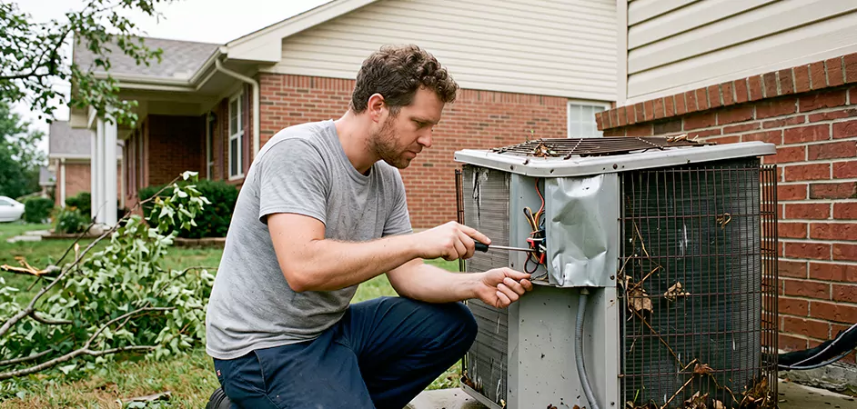 Storm Damage HVAC Restoration in Corpus Christi