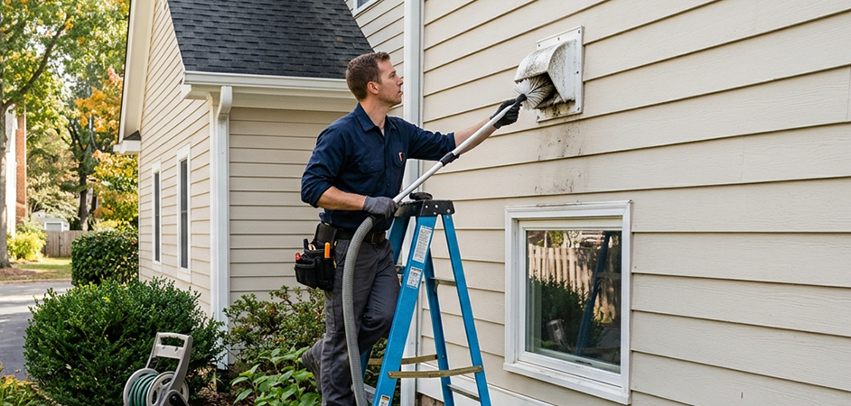 Exterior Vent Cap Cleaning in Corpus Christi